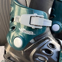 Variflex Astro Inline Skates Youth Size 3 Vtg 90s Black Green Good Cond 64mm