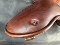 WOW Saddle 2013 Competitor brown size 1 STOCK / Bounty seat curved leather tree
