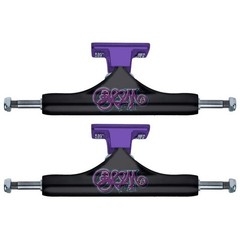 Slappy x Bam Margera Trucks ST1 Classic Hollow Light Black Purple 8.0 *SET OF 2*
