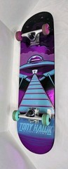 ​Tony Hawk Signature Series UFO Metallic Skateboard 31 In Complete Beginner VG