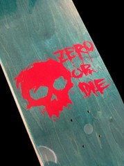RARE ZERO x BAM III Purple Red Blood Font 8.25 Skateboard Deck Margera CKY NEW