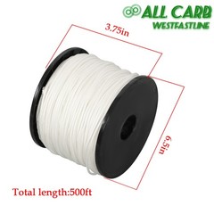 1/8in × 500ft Nylon Solid Braid Rope High UV Abrasion Resistance Industrial