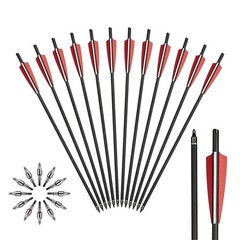 Hunting 20inch Crossbow Bolts Crossbow Arrows +/or 100 Grain Broadheads Shooting