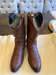 Tecovas The Cartwright Men’s Western Boots Bourbon Calf Brown 8.5D with Box