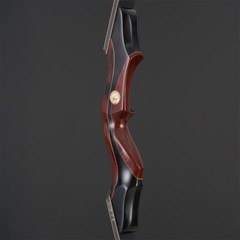 60″ Takedown Recurve Bow Wooden Riser American Hunting For Left & Right Hand