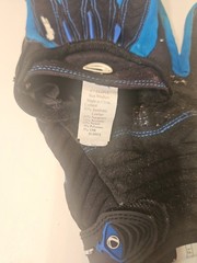 DYE PAINTBALL CORE GLOVES BLUE/BLACK SIZE MEDIUM