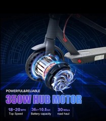 Scooter Eléctrica Yoloway De 500 W 36 V Para Adultos Y Jóvenes