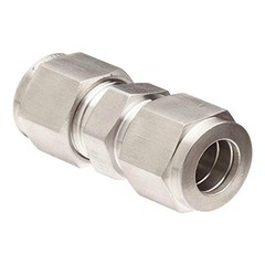 304 Stainless Steel Compression Tube Fitting, 3/8″ x 3/8″ Tube OD, 3/8 Inch