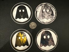 Brand New Ghostly International Sougwen Chung 3 Inch Sticker Set – 4 Stickers