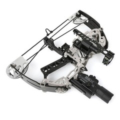 Mini Compound Bow Arrow Set 15-32lbs Short Axis Archery Bow Hunting Shoot R/LH