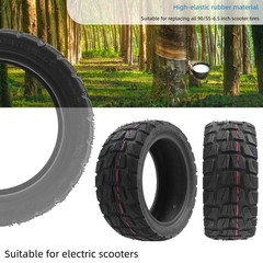 Tubeless Tire 10 inch 90 55 6 5 Off Road For Electric Scooter Rubber Material