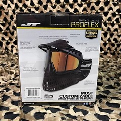 NEW Jt ProFlex Thermal Paintball Mask – Black/Black w/ Prizm 2.0 Hi-Def Lens