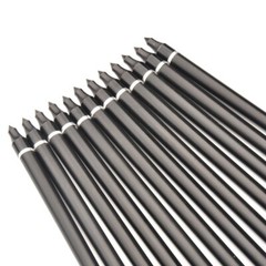 12 Pcs 30inch Fiberglass Arrows Archery OD 8mm For Recurve/Compound bow Hunting