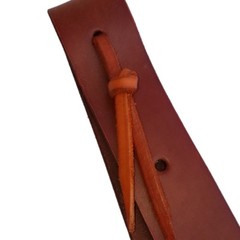 Premium Classic Brown or Black Leather 18 inch Off Billet for Saddle 2 Ply