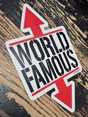 Supreme World Famous Sticker SS26 + FREE SURPRISE