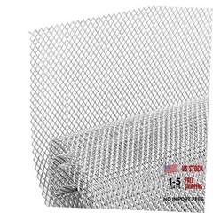 AggAuto Universal Car Grill Mesh 40″x13″ – Aluminum Alloy 36mm Rhombus