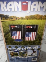 Kan Jam Stars & Stripes Disc Throwing Outdoor Game W/Box America 250 Birthday