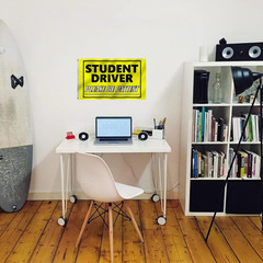 Student Driver Please Be Patient Flag 12X18 Inches – Funny Cool Meme Flags, Boat