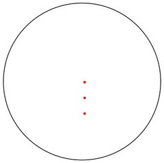 Hammers Polymer Compact Crossbow Red 3 Dot Scope Sight RDA20CB