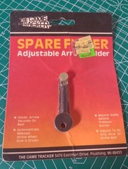 Vintage Game Tracker Spare Finger Bow Hunting Archery Adjustable Arrow Holder