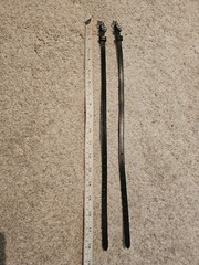 English Spur Straps Black 18 Inches