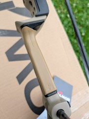 Bowtech Carbon One X RH Custom Order Tan Riser Black Limbs 70# w/Punisher Decals