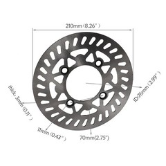 70/100-19 90/100-16 Tire Rim Wheel Assembly Disc Rotor Sprocket Dirt Pit Bike