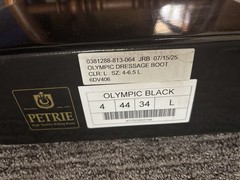 Petrie Olympic Dressage Boots (EU 37) Uk 4 Semi-custom Size L