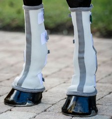 Horseware Fly Boots Set of 2 – Silver/Titanium Grey