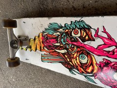 Rare Darkroom complete skateboard with Independent Trucks, Wheels, & Grip