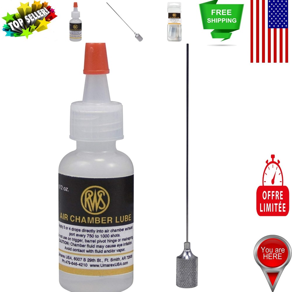 RWS High Viscosity Chamber Lube 0.5 Oz – Essential for Airgun Maintenance