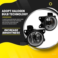 Pair Fog Light Assembly Compatible with HRV HR-V 2019 2020 2021 2022 Left and