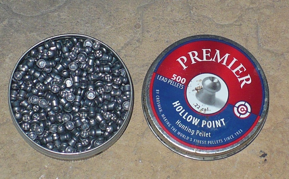 Crosman Premier Hollow Point Pellets .177 Caliber – 4.5mm – 500 Count