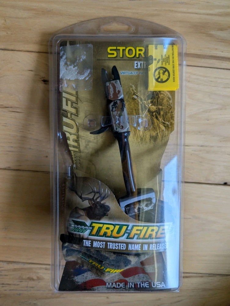 Tru-Fire STORM Extreme Release – Black & Camouflage STMEX NEW