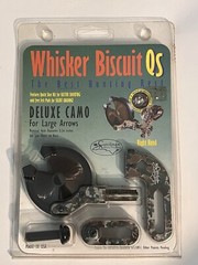CAROLINA ARCHERY WHISKER BISCUIT QS DELUXE CAMO LARGE ARROWS RH BOW ARROW REST