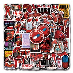 110Pcs Akira Sticker Cute Cartoon Anime Game for Kids Toddler Teens Laptop