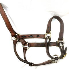 Vintage Leather Simco Halter – Fancy and Rare!