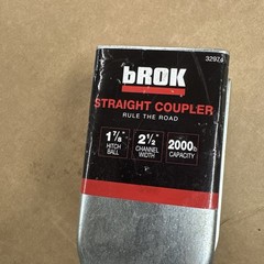 Brok 32974 1-7/8″ X 2 1/2″ Trailer Coupler 2000 lb, BALL 1-7/8″, CHANNEL 2-7/8″