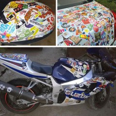 100pcs Skateboard Stickers Graffiti Laptop Sticker Luggage Car Decals Mix