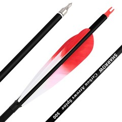 28″ 30″ 31″ Carbon Arrows SP500 100gr Screw Archery Compound Recurve Bow Hunting