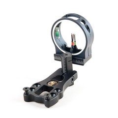 3 Pin Bow Sight – Fiber, Brass Pin, Aluminum Machined – Right and Left Handed