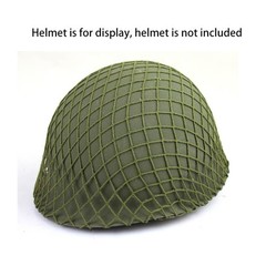 Tactics Airsoft Helmet Net Cover, Army Green Camouflage One Size, green