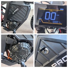 X-PRO DRAX X PRO Electric Dirt Pit Bike 72V/30AH 19″/17″ Wheels for Teens Adults