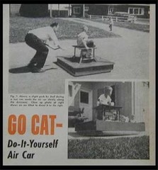 Hovercraft Mini Air Car Cart How-To build PLANS Simple design
