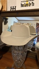 Stetson Rancher Mist Grey Western Hat 6X WF Size 7 3/8 4″ Brim