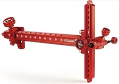 Archery Recurve Bow Sight – T Shape – With Extra Frame & Hardware – Anodized Red