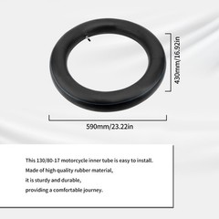460-17 Inner Tube 130/80-17 Motorcycle Heavy Duty Tire Inner Tube for 130/70-17