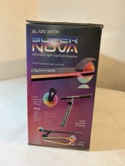 SuperNova ultimate light up kick scooter (NEW IN BOX)