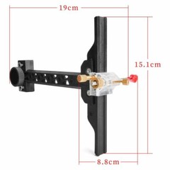 Archery Recurve Bow Sight 1 Pin Hunting Adjustable T Shape Bow Shooting TOPOINT