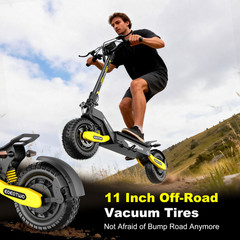 1200W Adult Electric Scooter 48V 13AH 30MPH 25Miles 11»Off-road E-Scooter